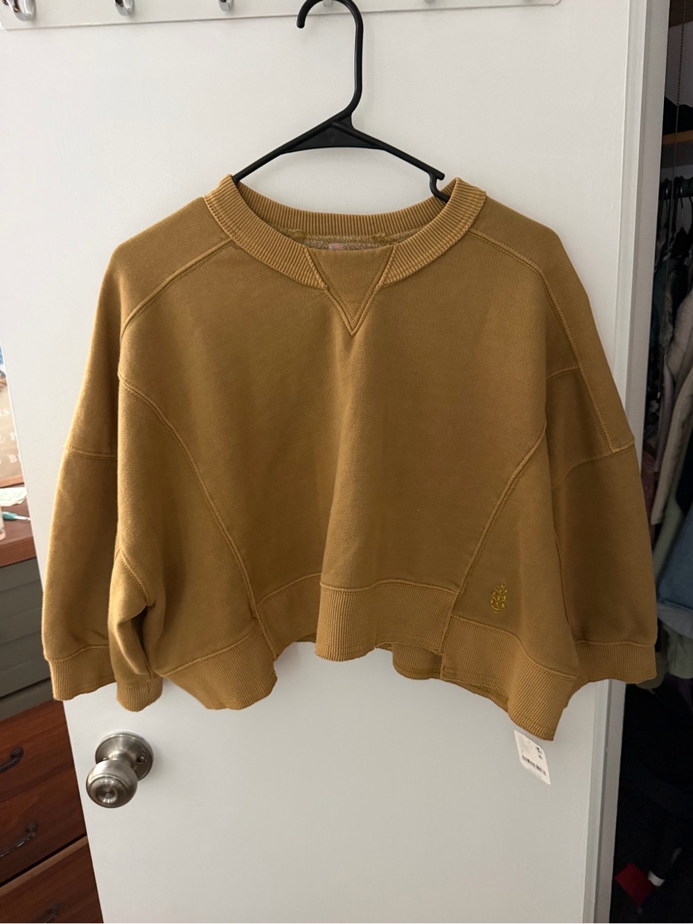 Free People Intercept Short Sleeve Pullover Size Small nwt